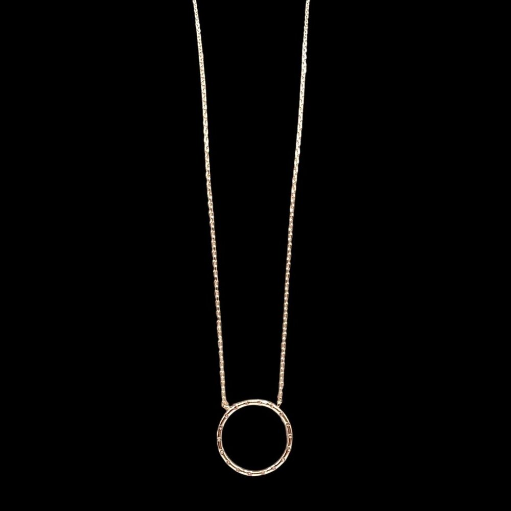 Ettika 18K Gold Plated Chain 20.5" Necklace Dainty Chic Elegant Ring